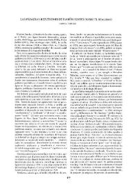  Las primeras reflexiones de Ramón Sender sobre el realismo  / Patrick Collard | Biblioteca Virtual Miguel de Cervantes