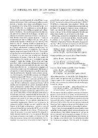  La fórmula del reto en los antiguos romances históricos  / Gustavo Correa | Biblioteca Virtual Miguel de Cervantes