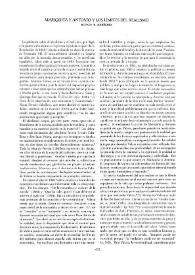 "Mariquita y Antonio" y los límites del realismo  / Rodney T. Rodríguez | Biblioteca Virtual Miguel de Cervantes
