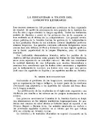  La hispanidad a través del concepto literario  / Roberto Burgos Ojeda | Biblioteca Virtual Miguel de Cervantes