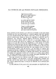  La muerte en la poesía popular mexicana  / María del Carmen Garza de Koniecki | Biblioteca Virtual Miguel de Cervantes