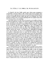  La vida y la obra de Juan Rulfo  / Miriam Adelstein | Biblioteca Virtual Miguel de Cervantes
