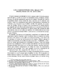 Los cancioneros del siglo XV: problemas de su estudio / Brian Dutton | Biblioteca Virtual Miguel de Cervantes