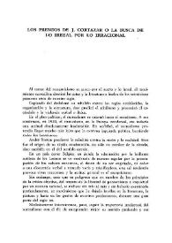 Los premios de J. Cortázar o la busca de lo irreal por lo irracional  / André Jansen | Biblioteca Virtual Miguel de Cervantes