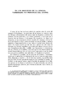 En los márgenes de la lengua: variedades no primarias del idioma / Keith Whinnom | Biblioteca Virtual Miguel de Cervantes