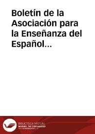 Boletín de la Asociación para la Enseñanza del Español como Lengua Extranjera. Núm. 52, mayo de 2015 | Biblioteca Virtual Miguel de Cervantes