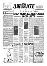 Adelante : Órgano del Partido Socialista Obrero Español de B.-du-Rh. (Marsella). Año II, núm. 74, 22 de marzo de 1946 | Biblioteca Virtual Miguel de Cervantes