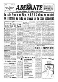 Adelante : Órgano del Partido Socialista Obrero Español de B.-du-Rh. (Marsella). Año II, núm. 80, 3 de mayo de 1946 | Biblioteca Virtual Miguel de Cervantes