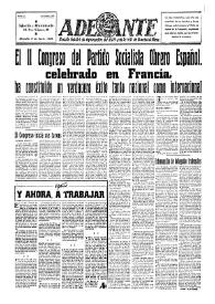 Adelante : Órgano del Partido Socialista Obrero Español de B.-du-Rh. (Marsella). Año II, núm. 83, 3 de junio de 1946 | Biblioteca Virtual Miguel de Cervantes