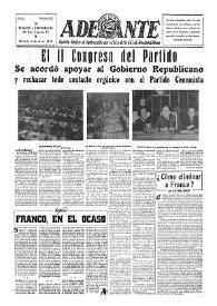 Adelante : Órgano del Partido Socialista Obrero Español de B.-du-Rh. (Marsella). Año II, núm. 84, 8 de junio de 1946 | Biblioteca Virtual Miguel de Cervantes