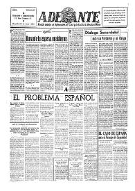 Adelante : Órgano del Partido Socialista Obrero Español de B.-du-Rh. (Marsella). Año II, núm. 87, 28 de junio de 1946 | Biblioteca Virtual Miguel de Cervantes