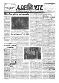 Adelante : Órgano del Partido Socialista Obrero Español de B.-du-Rh. (Marsella). Año II, núm. 88, 5 de julio de 1946 | Biblioteca Virtual Miguel de Cervantes