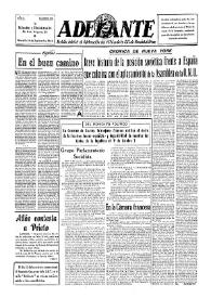 Adelante : Órgano del Partido Socialista Obrero Español de B.-du-Rh. (Marsella). Año II, núm. 99, 19 de septiembre de 1946 | Biblioteca Virtual Miguel de Cervantes