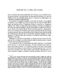Moratín en la obra de Galdós / Pablo Cabañas | Biblioteca Virtual Miguel de Cervantes