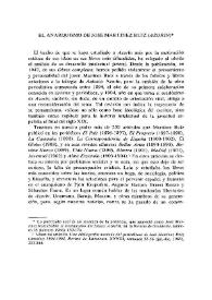 El anarquismo de José Martínez Ruiz ("Azorín") / E. Inman Fox | Biblioteca Virtual Miguel de Cervantes