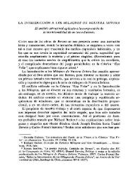 La introducción a los "Milagros de Nuestra Señora" (El análisis estructural aplicado a la comprensión de la intencionalidad de un texto literario) / Germán Orduna | Biblioteca Virtual Miguel de Cervantes
