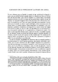 Elevación de lo popular en la poesía de Lorca / Gustav Siebenmann | Biblioteca Virtual Miguel de Cervantes