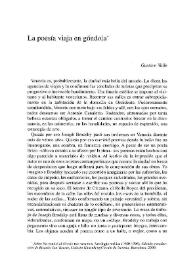 La poesía viaja en góndola / Gustavo Valle | Biblioteca Virtual Miguel de Cervantes