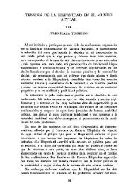 Tensión de la Hispanidad en el mundo actual / Julio Icaza Tijerino | Biblioteca Virtual Miguel de Cervantes