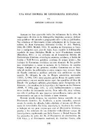 Una gran empresa de lexicografía hispánica / Alfredo Carballo Picazo | Biblioteca Virtual Miguel de Cervantes