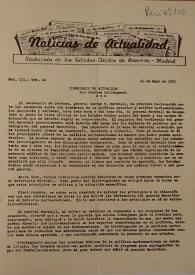 Noticias de Actualidad. Núm. 62, 14 de mayo de 1951 | Biblioteca Virtual Miguel de Cervantes