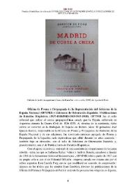 Oficina de Prensa y Propaganda de la Representación del Gobierno de la España Nacional (OPYPRE) - Ediciones de Orientación Española - Publicaciones de Estudios Hispánicos (1937-1938/1942-1943/1945-1948) [Semblanza] / Francisca Montiel Rayo | Biblioteca Virtual Miguel de Cervantes