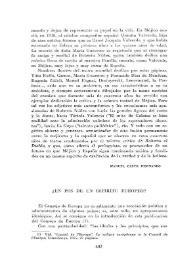 ¿En pos de un espíritu europeo? / Leandro Rubio García | Biblioteca Virtual Miguel de Cervantes