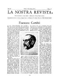Francesc Cambó / Vicenç Guarner | Biblioteca Virtual Miguel de Cervantes