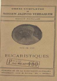 Eucarístiques / Jacinto Verdaguer | Biblioteca Virtual Miguel de Cervantes