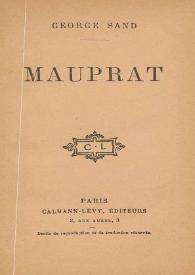 Mauprat / George Sand | Biblioteca Virtual Miguel de Cervantes
