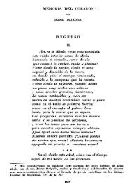 Memoria del corazón / por Jaime Delgado | Biblioteca Virtual Miguel de Cervantes