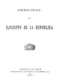 Personal del ejército de la República | Biblioteca Virtual Miguel de Cervantes