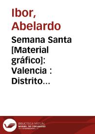 Semana Santa [Material gráfico]: Valencia : Distrito marítimo : 1954 : Año mariano | Biblioteca Virtual Miguel de Cervantes