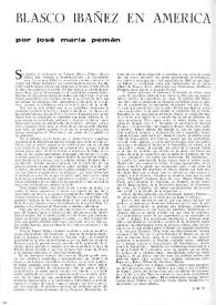 Blasco Ibáñez en América / por José María Pemán | Biblioteca Virtual Miguel de Cervantes