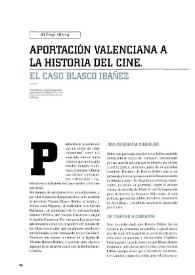 Aportación valenciana a la historia del cine. El caso Blasco Ibáñez / Alfred Oltra | Biblioteca Virtual Miguel de Cervantes