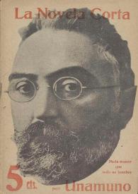 Nada menos que todo un hombre: novela inédita / por Miguel de Unamuno | Biblioteca Virtual Miguel de Cervantes