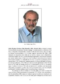 Javier Pradera Gortázar (San Sebastián, 1934 - Madrid, 2011) [Semblanza] / Jordi Gracia | Biblioteca Virtual Miguel de Cervantes