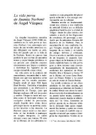 "La vida perra de Juanita Narboni" de Ángel Vázquez / José Teruel Benavente | Biblioteca Virtual Miguel de Cervantes
