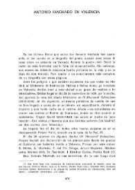 Antonio Machado en Valencia / Rafael Ferreres | Biblioteca Virtual Miguel de Cervantes