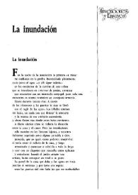 La inundación / Charles Tomlinson; traducción de Alejandro Valero | Biblioteca Virtual Miguel de Cervantes