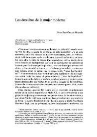 Los derechos de la mujer moderna / Neus Samblancat Miranda | Biblioteca Virtual Miguel de Cervantes