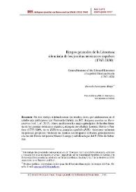 Rasgos generales de la Literatura silenciada de los jesuitas mexicanos expulsos (1767-1830) / Antonio Astorgano Abajo | Biblioteca Virtual Miguel de Cervantes