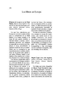 Cuadernos hispanoamericanos, núm. 671 (mayo 2006). Los libros en Europa / B. M. | Biblioteca Virtual Miguel de Cervantes