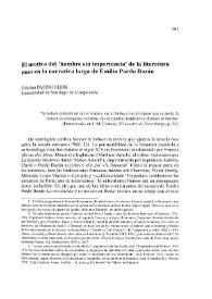 El motivo del "hombre sin importancia" de la literatura rusa en la narrativa larga de Emilia Pardo Bazán / Cristina Patiño Eirín | Biblioteca Virtual Miguel de Cervantes