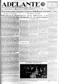 Adelante : Órgano del Partido Socialista Obrero [Español] (México, D. F.). Año IV, núm. 72, 15 de enero de 1945 | Biblioteca Virtual Miguel de Cervantes