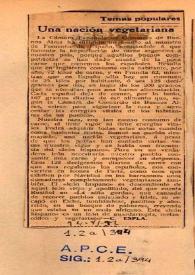 Una nación vegetariana / C. Esplá | Biblioteca Virtual Miguel de Cervantes