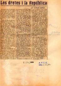 Les dretes i la República / per Carles Esplá | Biblioteca Virtual Miguel de Cervantes