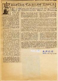 En el momento culminante fracasó el plan de infiltración nazi en Francia / Carlos Esplá | Biblioteca Virtual Miguel de Cervantes