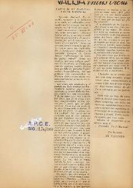Carta de un mariscal a otro mariscal / El Valijero | Biblioteca Virtual Miguel de Cervantes