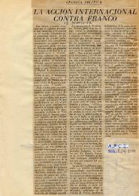 La acción internacional contra Franco | Biblioteca Virtual Miguel de Cervantes